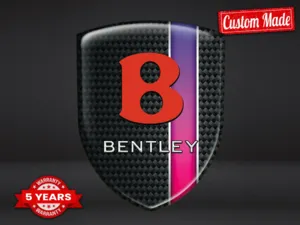 Bentley Harzfolie Individuelle Qualität Schlanke Fahrzeugetiketten